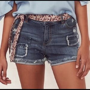 Lauren Conrad BOHO Festival Denim Jean Shorts